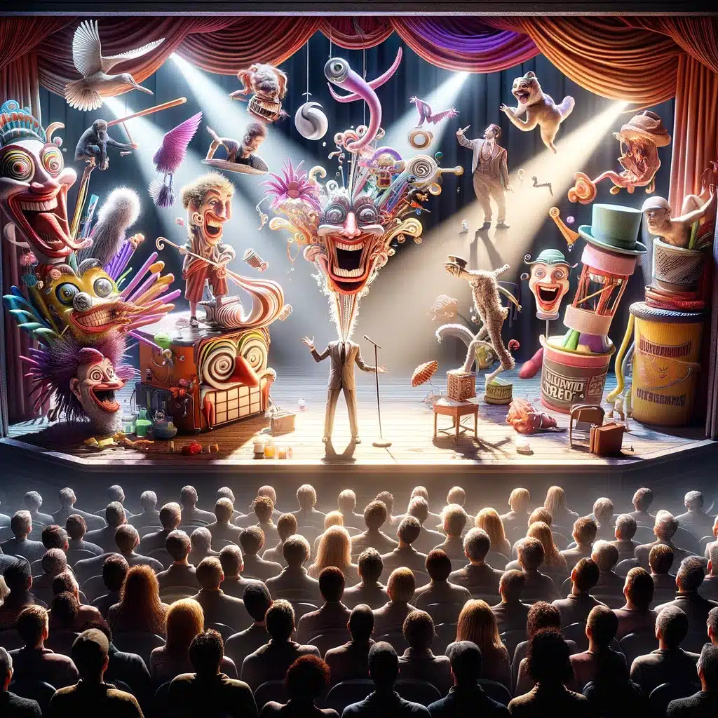 absurd stand-up comedy