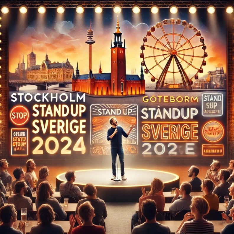 stand up Stockholm Göteborg