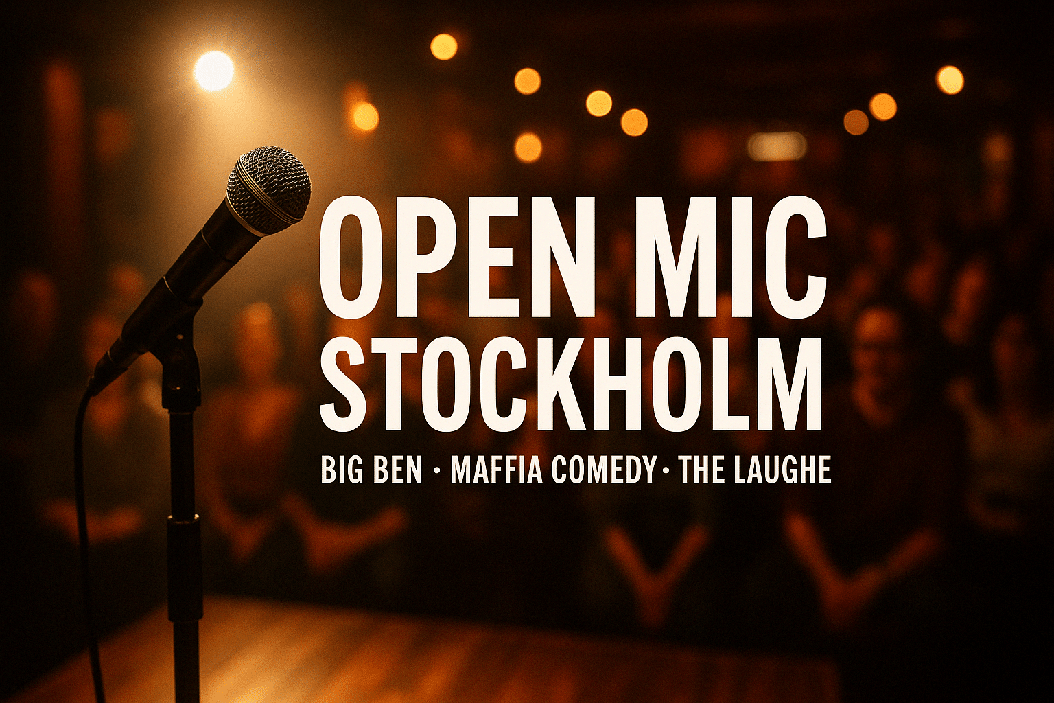 Open Mic Stockholm maffia comedy