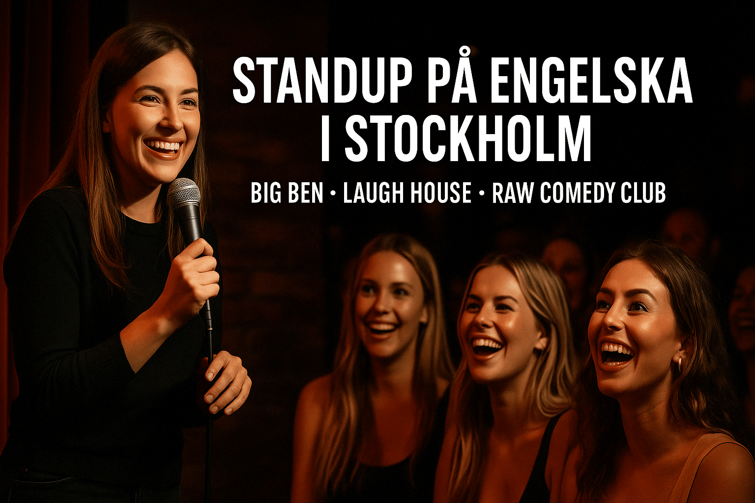 Standup på engelska i Stockholm