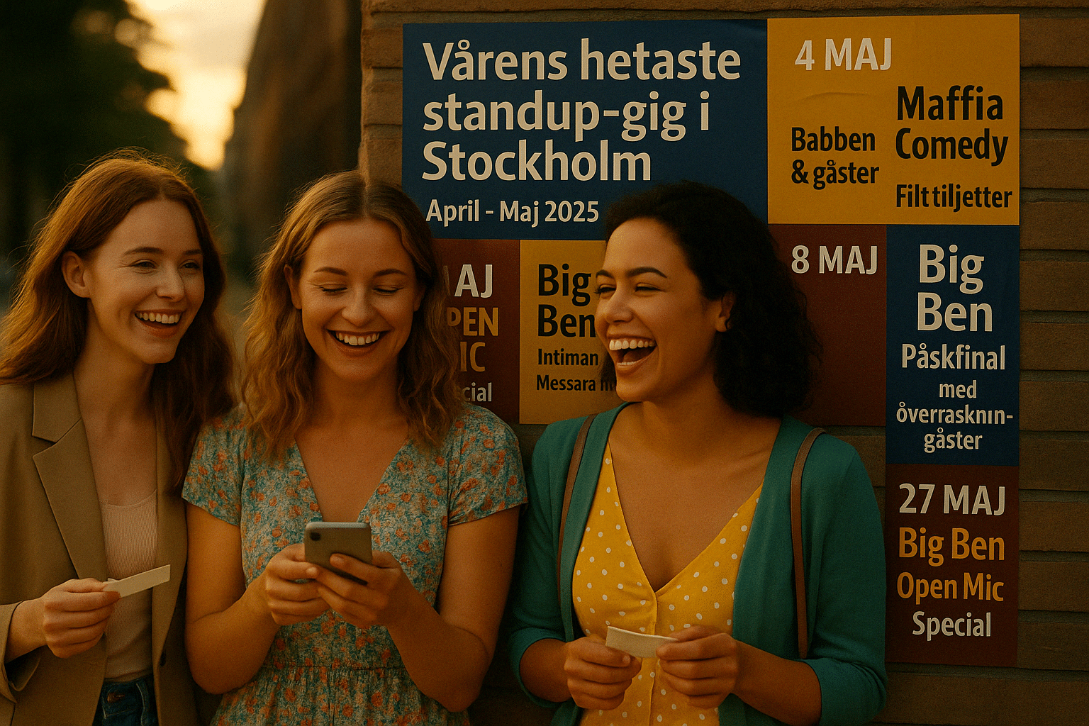 Vårens hetaste standup-gig i Stockholm