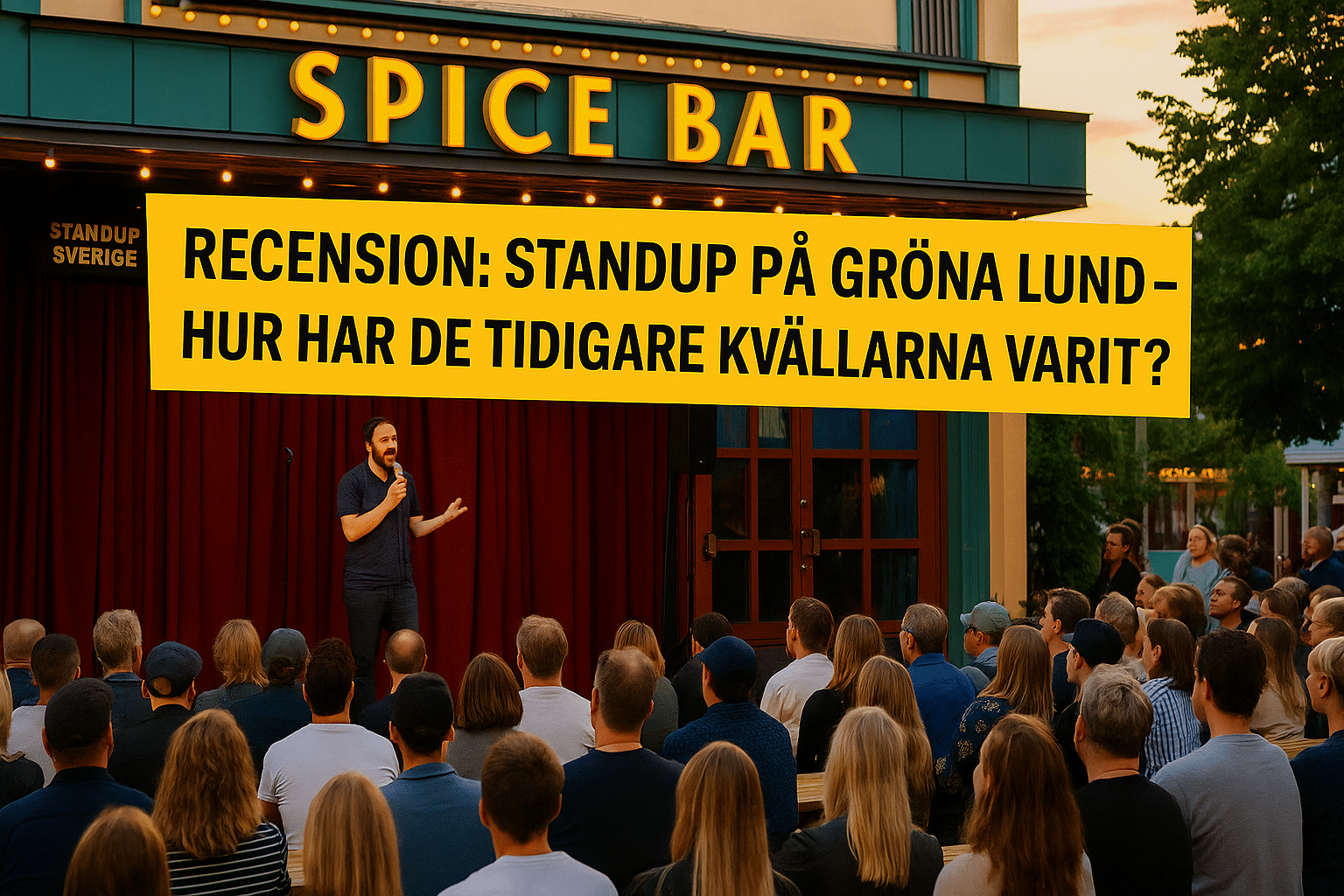 Ressention av kvällarna på gröna lund