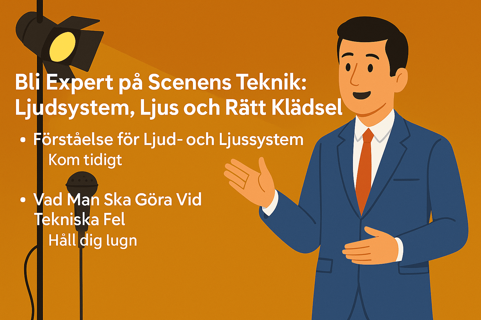 Expert på scenen