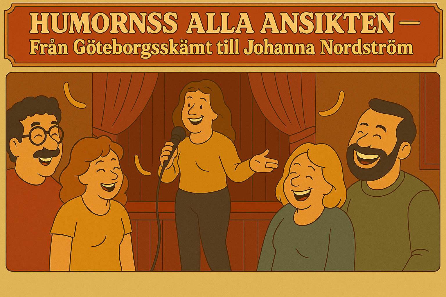 Humorns Alla Ansikten – Från Göteborgsskämt till Johanna Nordström