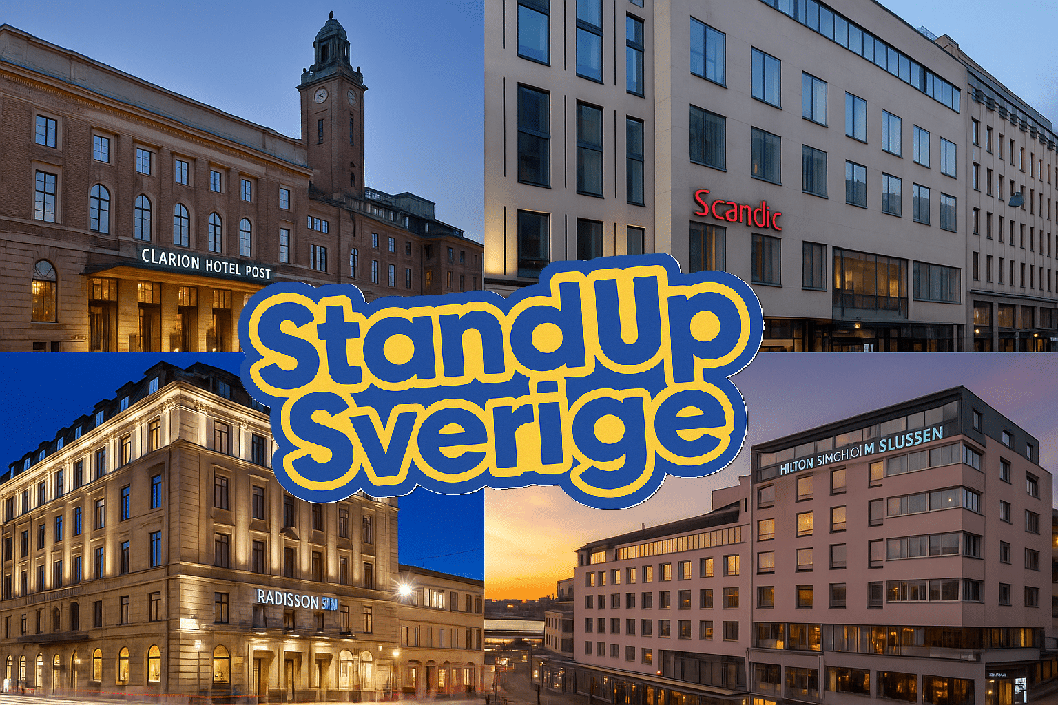 standup på hotell