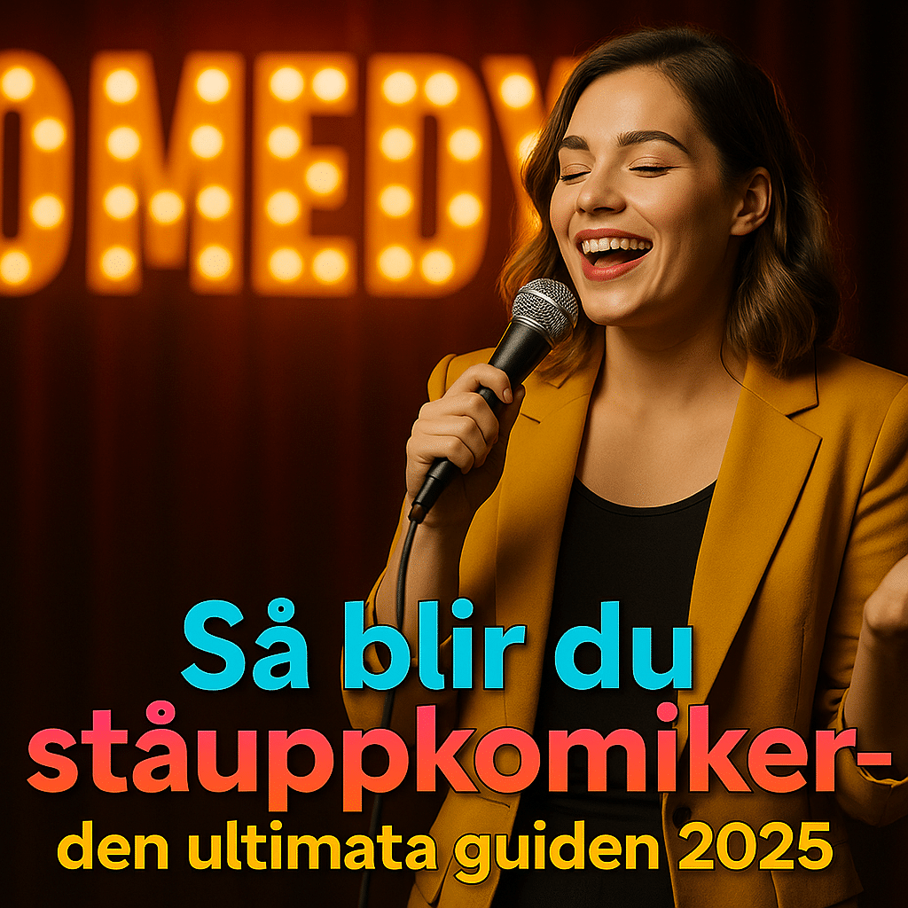 Så blir du ståuppkomiker – den ultimata guiden 2025